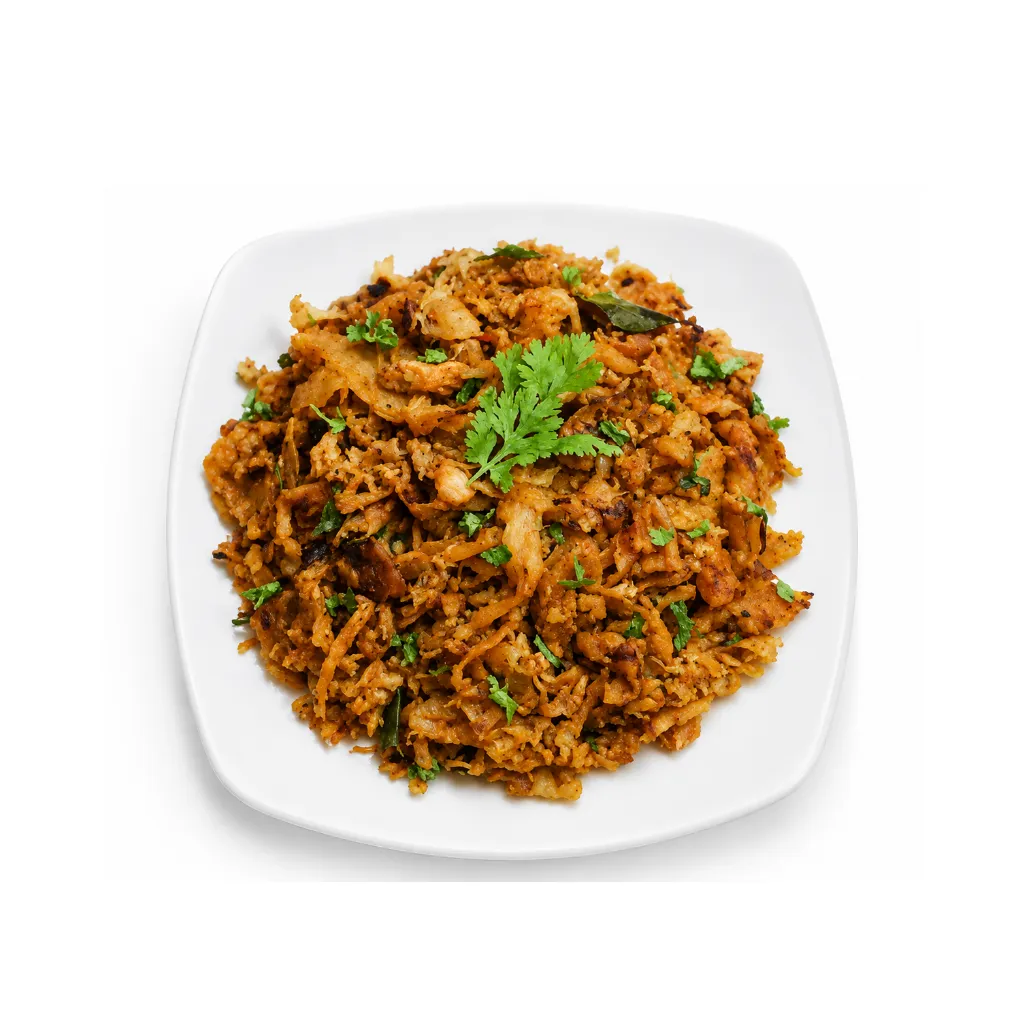 Egg kothu parotta
